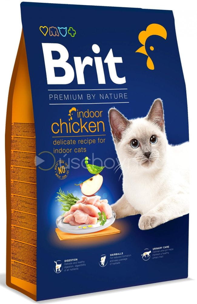 Brit by Nature Cat. Indoor Chicken, 8 kg